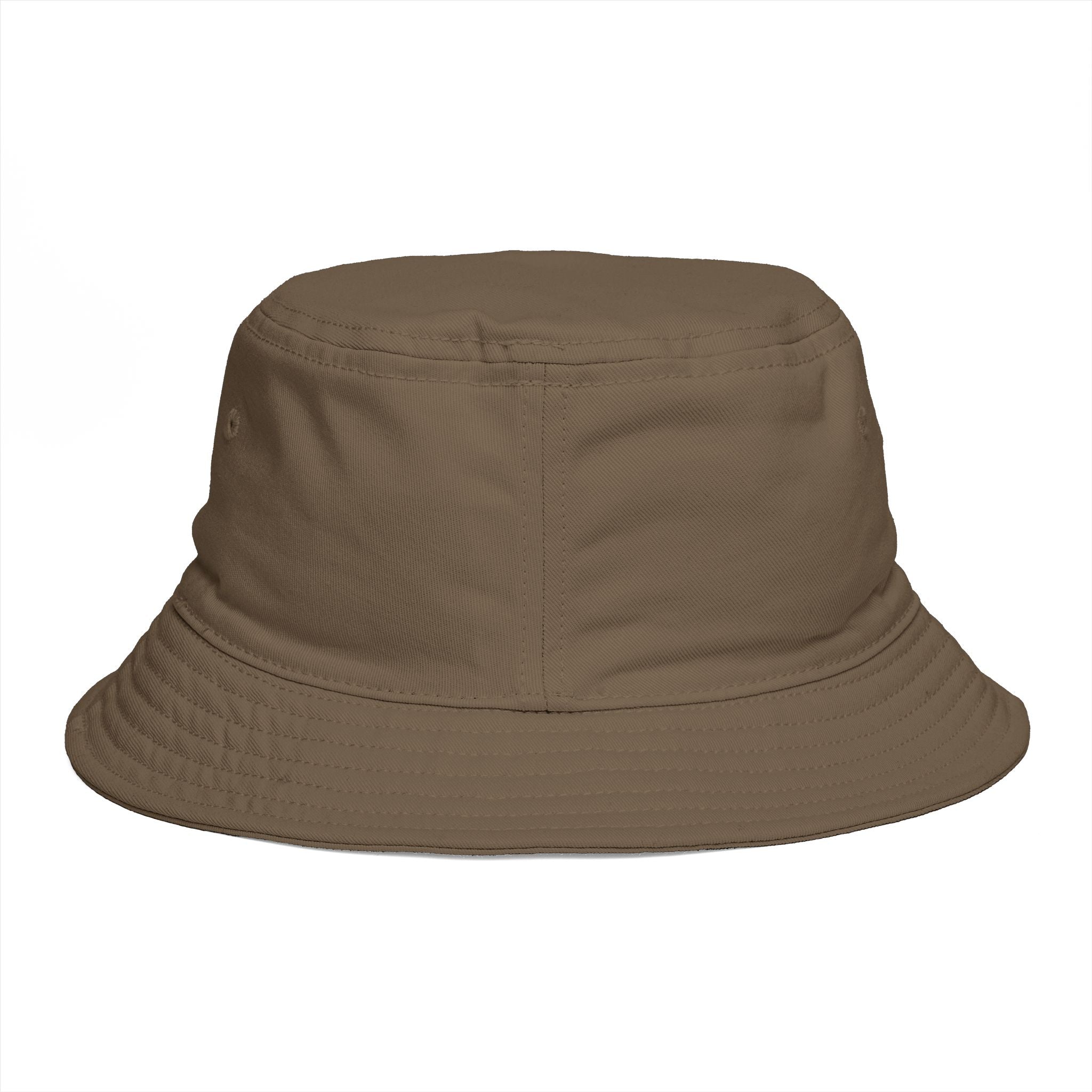 Mind Over Everything Brown Bucket Hat — Inspirational Casual Sun Hat