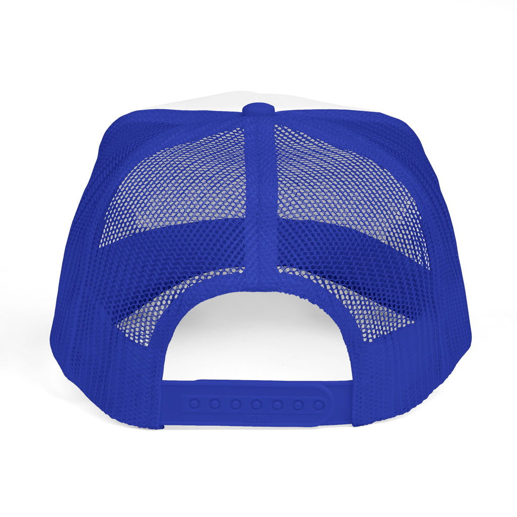 Trucker Cap — “Silent Progress” Minimal Embroidered Mesh Hat