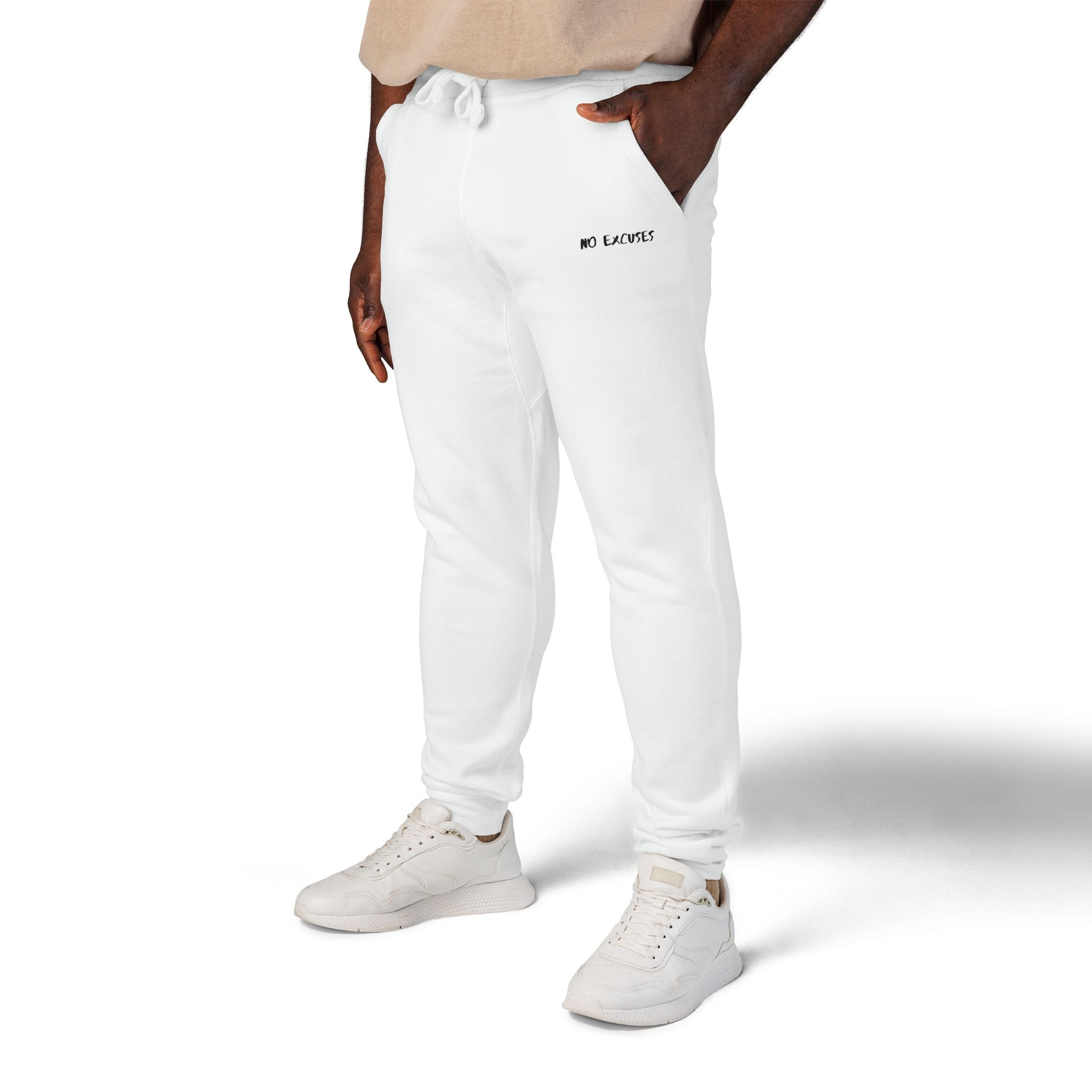 Embroidered 'I  Cookies' Fleece Sweatpants — Cozy Lounge Joggers
