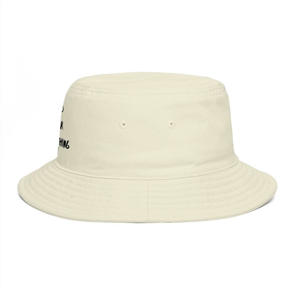 Mind Over Everything Brown Bucket Hat — Inspirational Casual Sun Hat