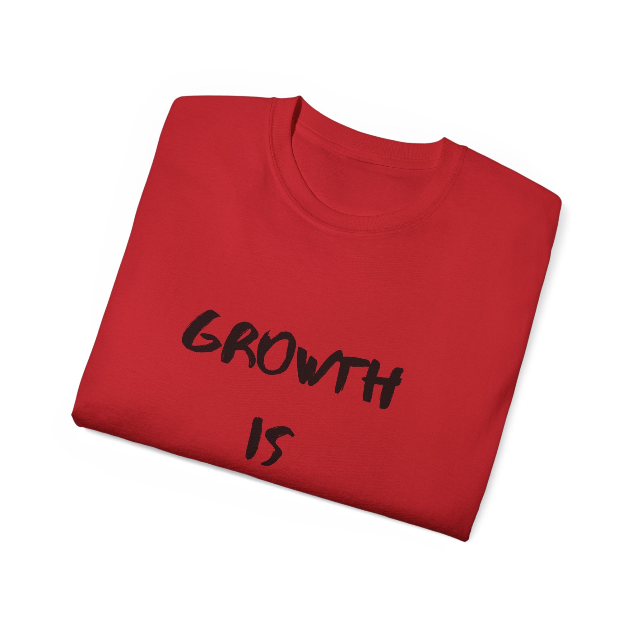 Growth Is Silent T-Shirt — Motivational Quote Graphic Tee