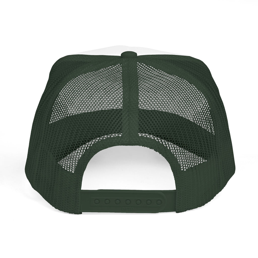 Trucker Cap — “Silent Progress” Minimal Embroidered Mesh Hat