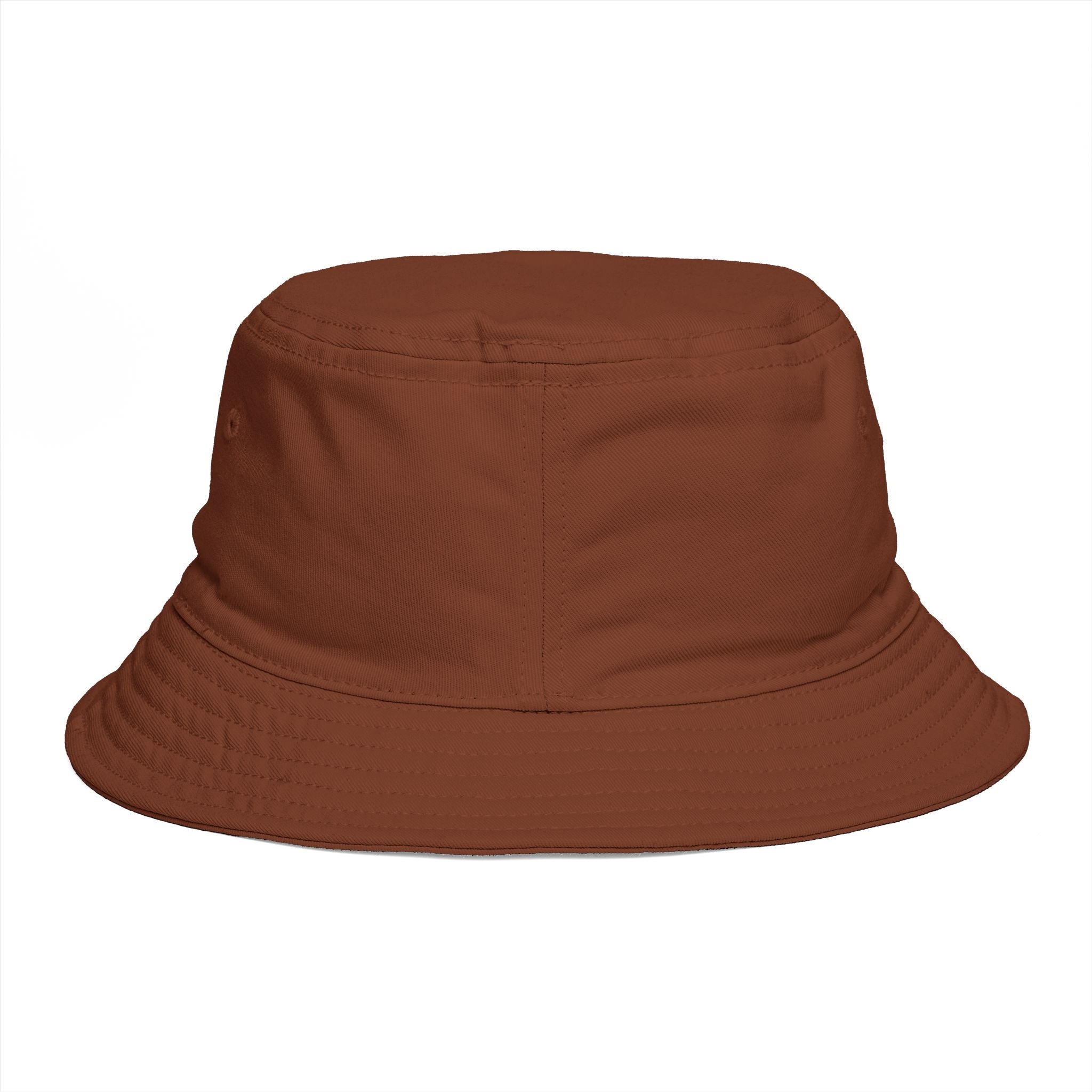 Mind Over Everything Brown Bucket Hat — Inspirational Casual Sun Hat