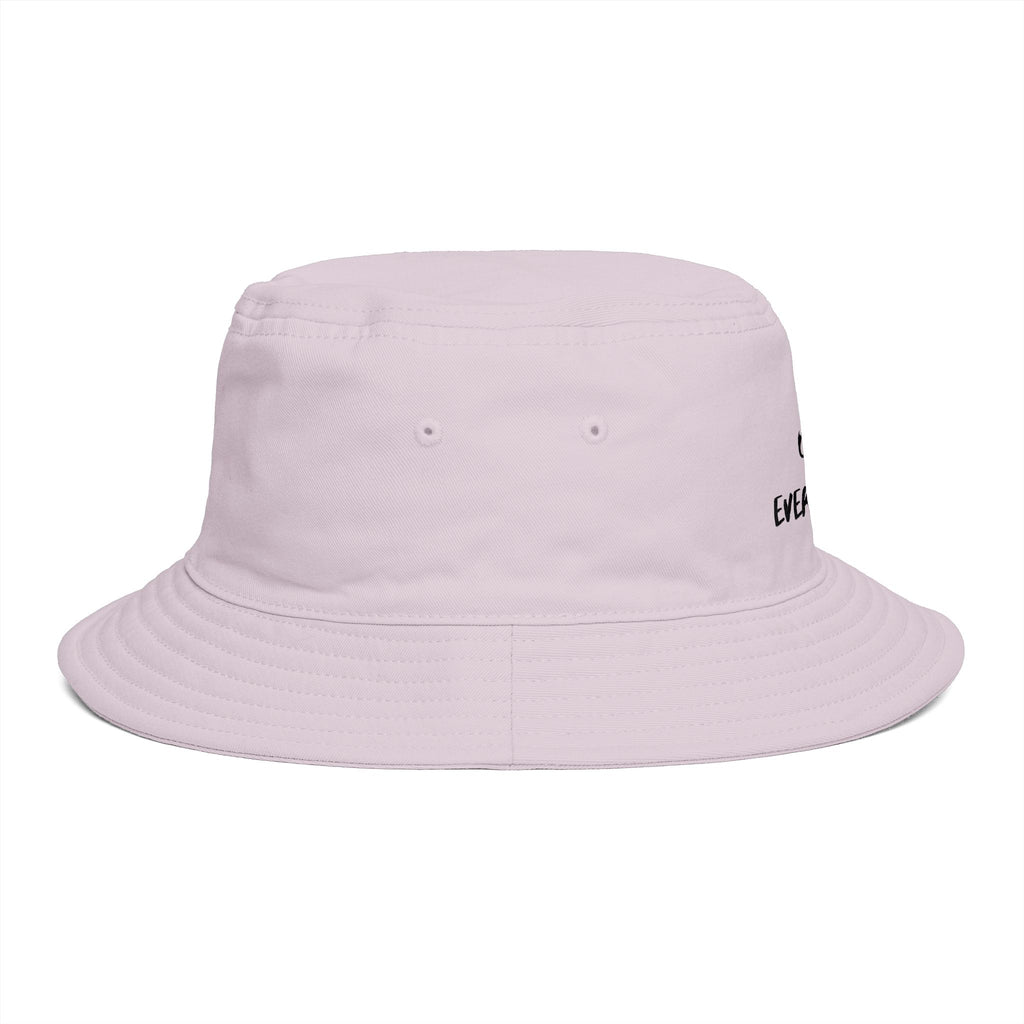 Mind Over Everything Brown Bucket Hat — Inspirational Casual Sun Hat