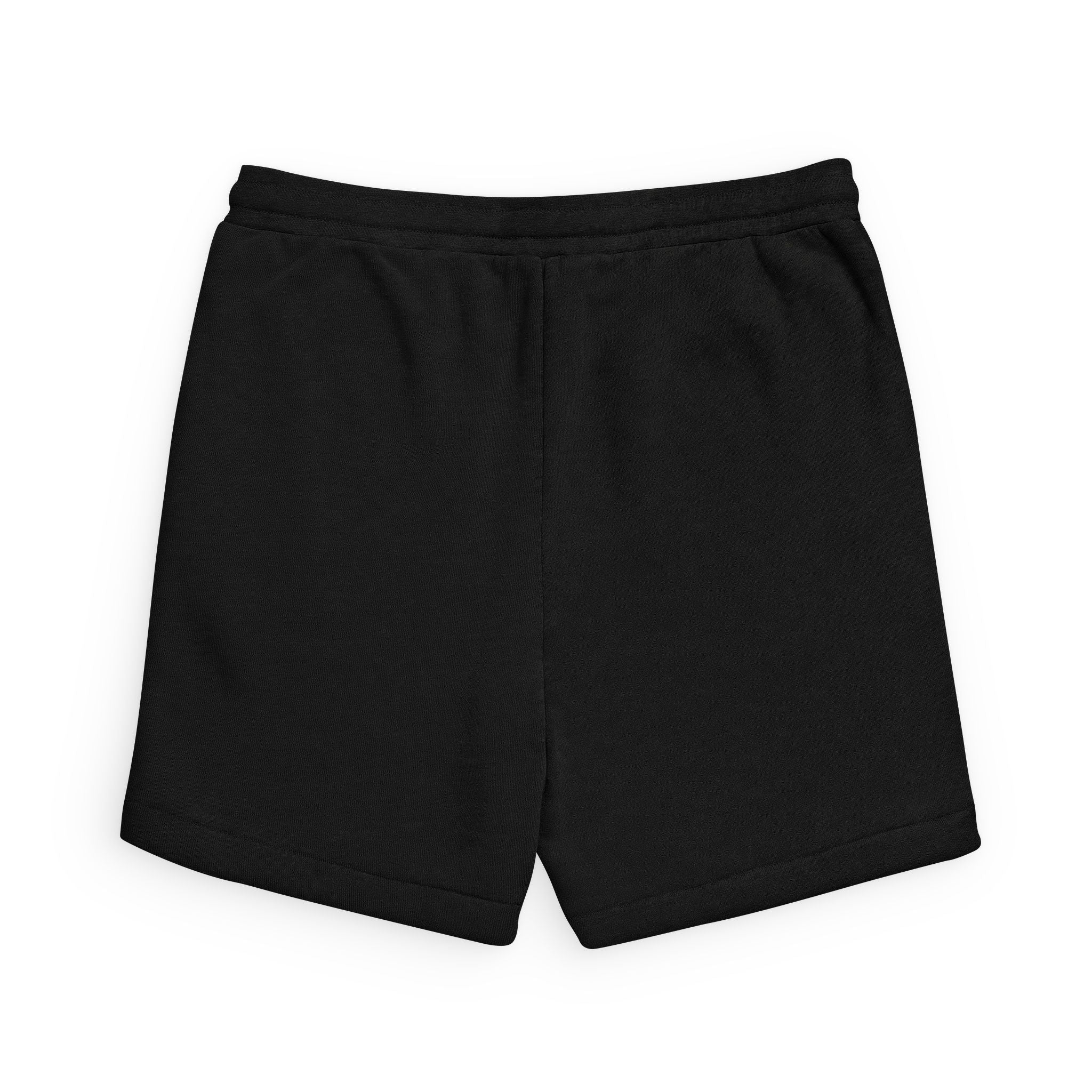 Star Compass Sweatshorts — Minimal Black Fleece Casual Shorts