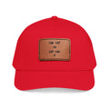Baseball Cap — Leather Patch “One Day or Day One” Motivational Hat