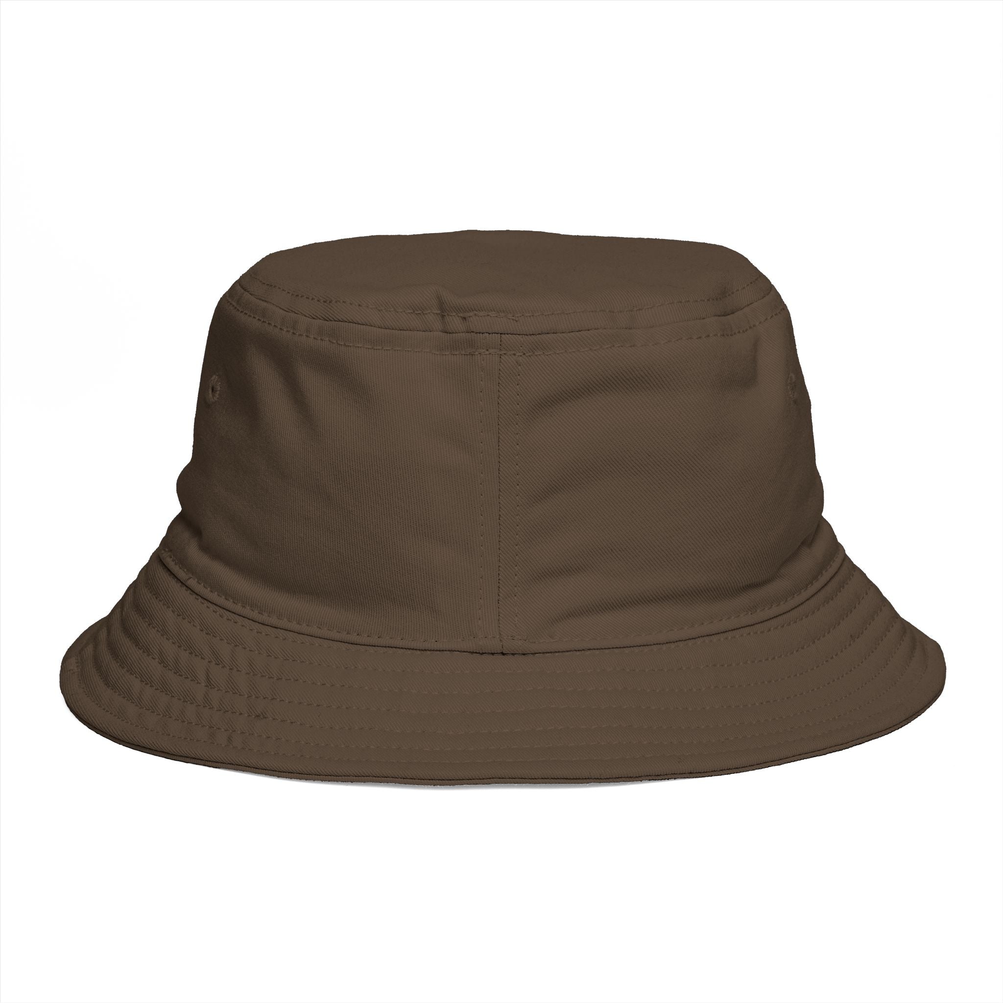 Mind Over Everything Brown Bucket Hat — Inspirational Casual Sun Hat