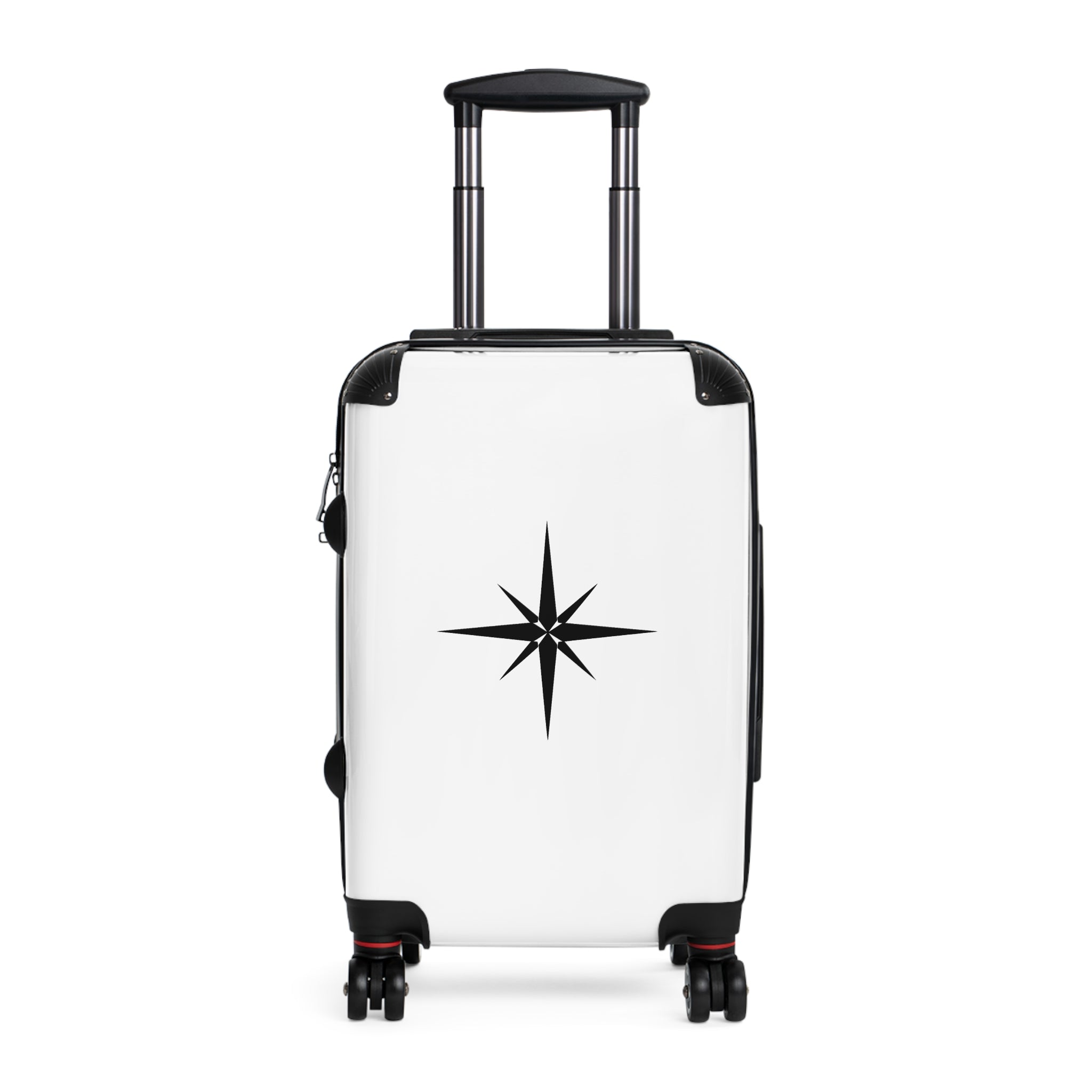 Compass Star Carry-On Suitcase – Minimal Travel Luggage with Nautical Star Design