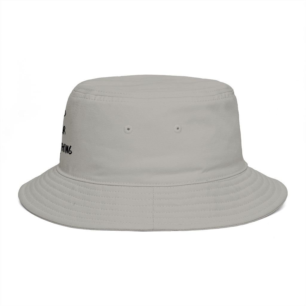 Mind Over Everything Brown Bucket Hat — Inspirational Casual Sun Hat