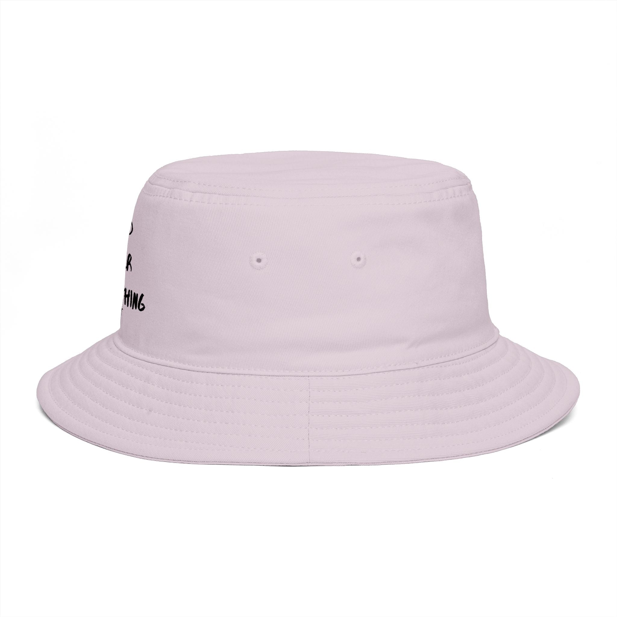 Mind Over Everything Brown Bucket Hat — Inspirational Casual Sun Hat