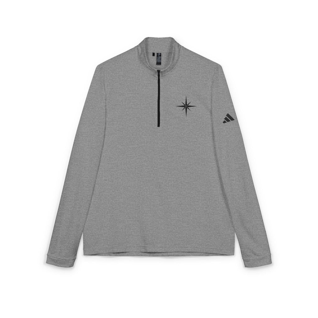Embroidered Compass Quarter-Zip Pullover